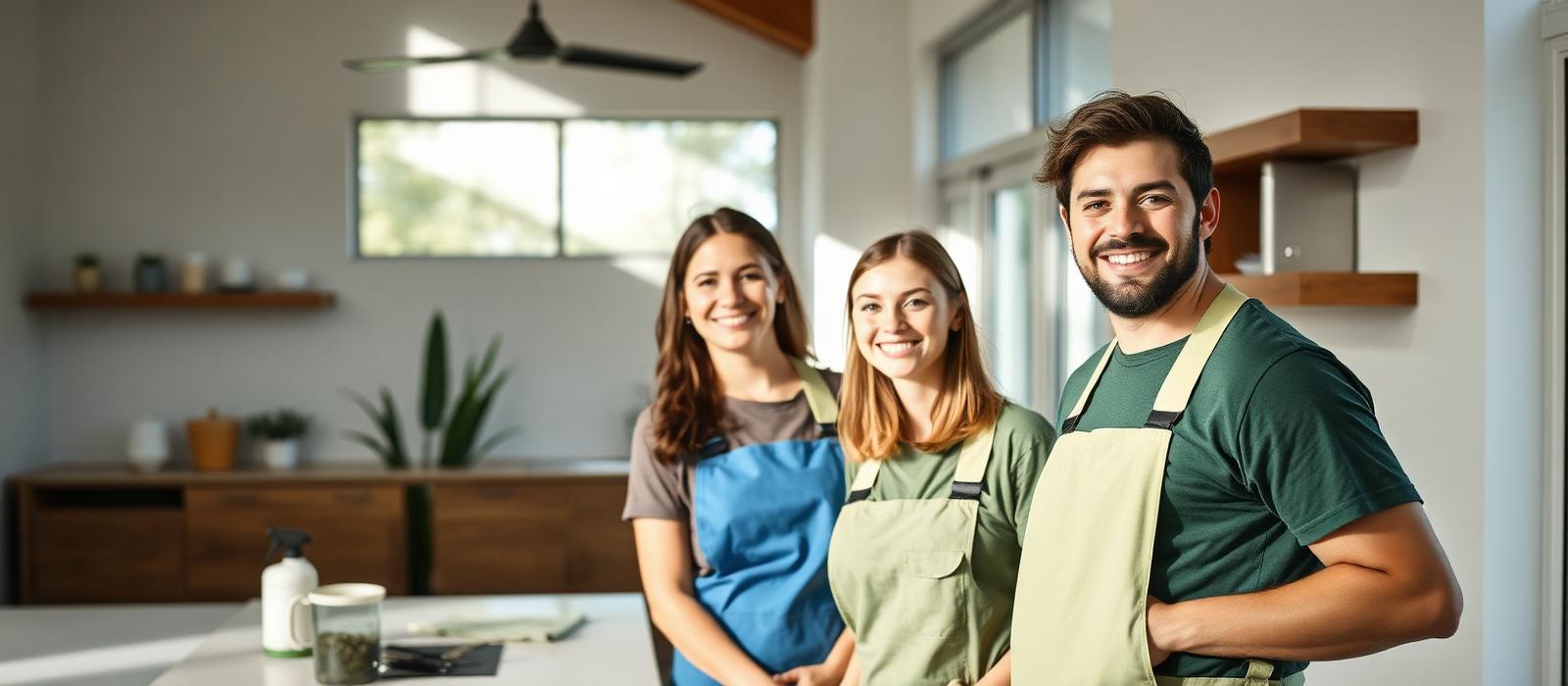 Mary's Cleaning Company team in an Austin, Texas home